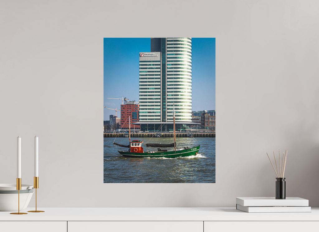 40 x 51,8 cm, Papier photo couleur Tirage photo [ Rotterdam - Voguer ] - Photographie d'art