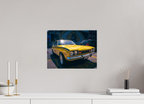 38,8 x 30 cm, Alu-Dibon couleur Tirage photo [ New York - Ford Capri 2000 GT ] - Photographie d'art