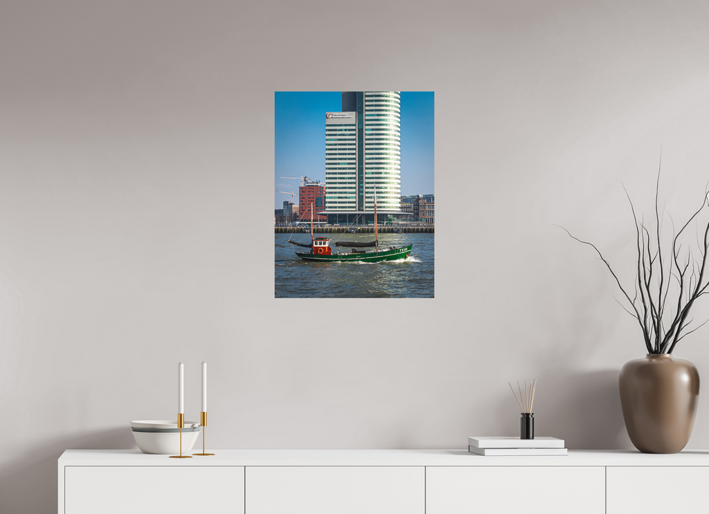 50 x 64,7 cm, Papier photo couleur Tirage photo [ Rotterdam - Voguer ] - Photographie d'art