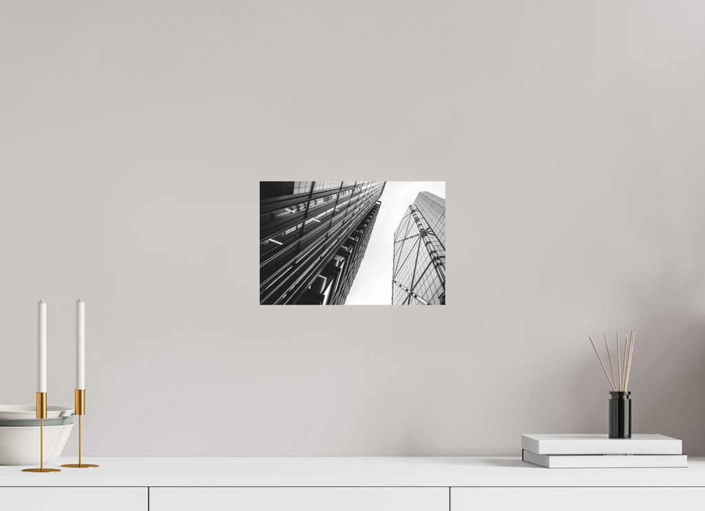 30 x 20 cm, Photo papier noir & blanc Tirage photo [ Londres - City Geometry ] - Photographie d'art