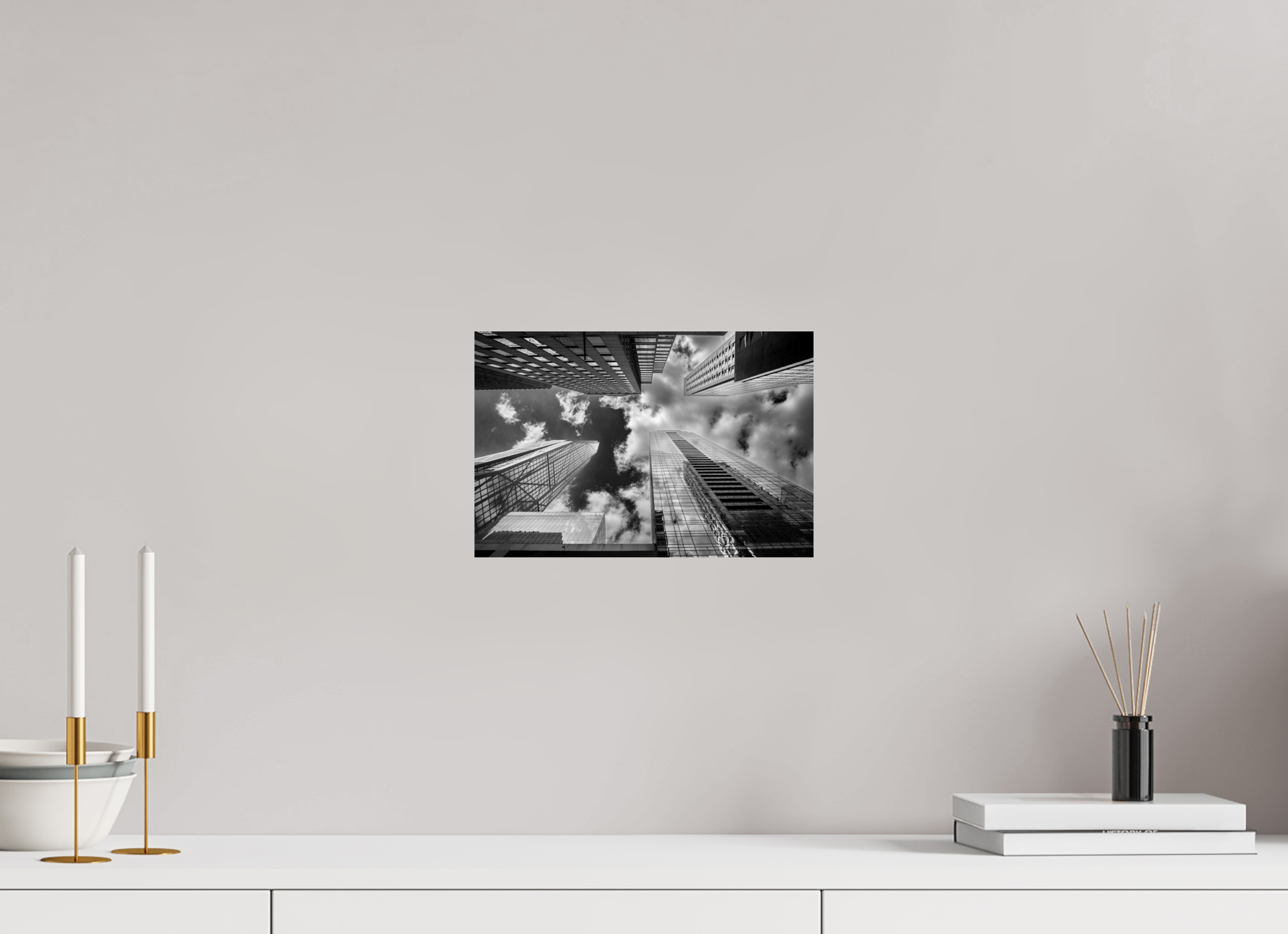 30 x 20 cm, Photo papier noir & blanc Tirage photo [ New York - 4 Structures ] - Photographie d'art