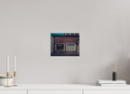 25 x 20 cm, Alu-Dibon couleur Tirage photo [ Berlin - Nordbahnhof ] - Photographie d'art