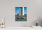 30 x 38,8 cm, Alu-Dibon couleur Tirage photo [ Rotterdam - Voguer ] - Photographie d'art
