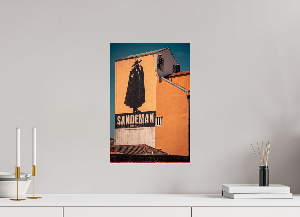 30 x 45 cm, Alu-Dibon couleur Tirage photo [ Porto - The Sandeman ] - Photographie d'art