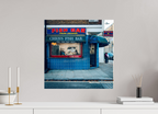 50 x 50 cm, Papier photo couleur Tirage photo [ Londres - The Fish Bar ] - Photographie d'art