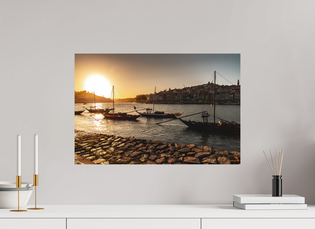 60 x 40 cm, Papier photo couleur Tirage photo [ Porto - 21h00 ] - Photographie d'art