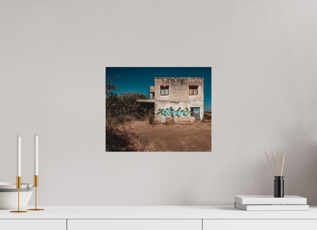 37,5 x 30 cm, Alu-Dibon couleur Tirage photo [ Brindisi - Via Apani ] - Photographie d'art