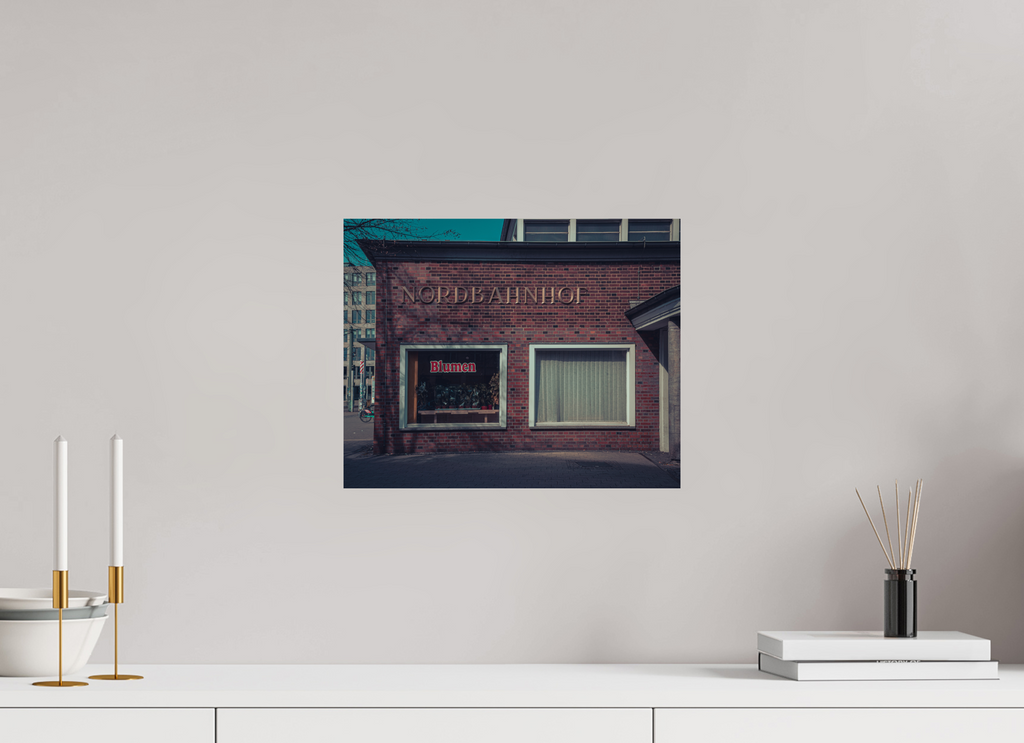 37,5 x 30 cm, Papier photo couleur Tirage photo [ Berlin - Nordbahnhof ] - Photographie d'art