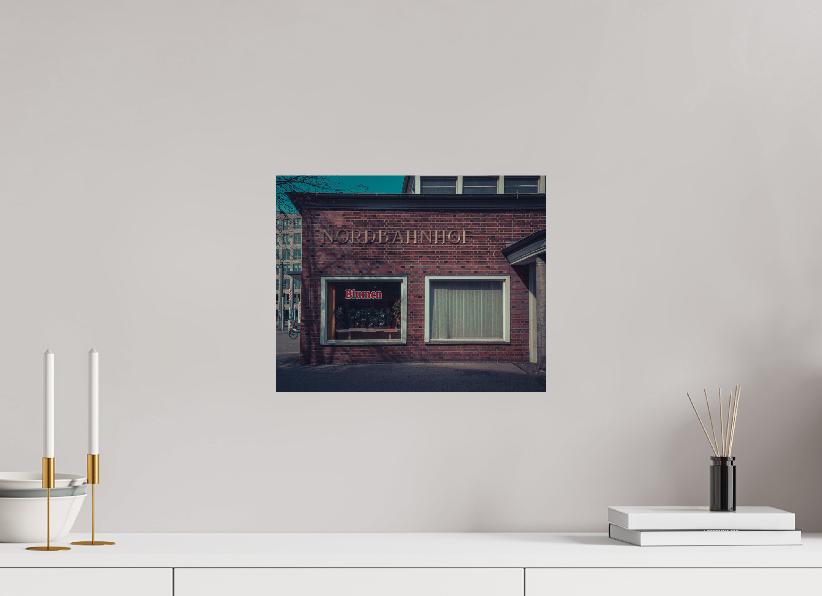 37,5 x 30 cm, Papier photo couleur Tirage photo [ Berlin - Nordbahnhof ] - Photographie d'art