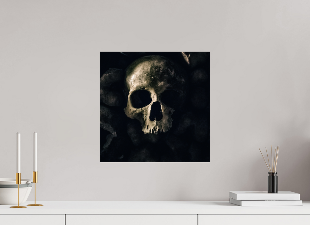 40 x 40 cm, Alu-Dibon couleur Tirage photo [ Paris - Éternité souterraine ] - Photographie d'art