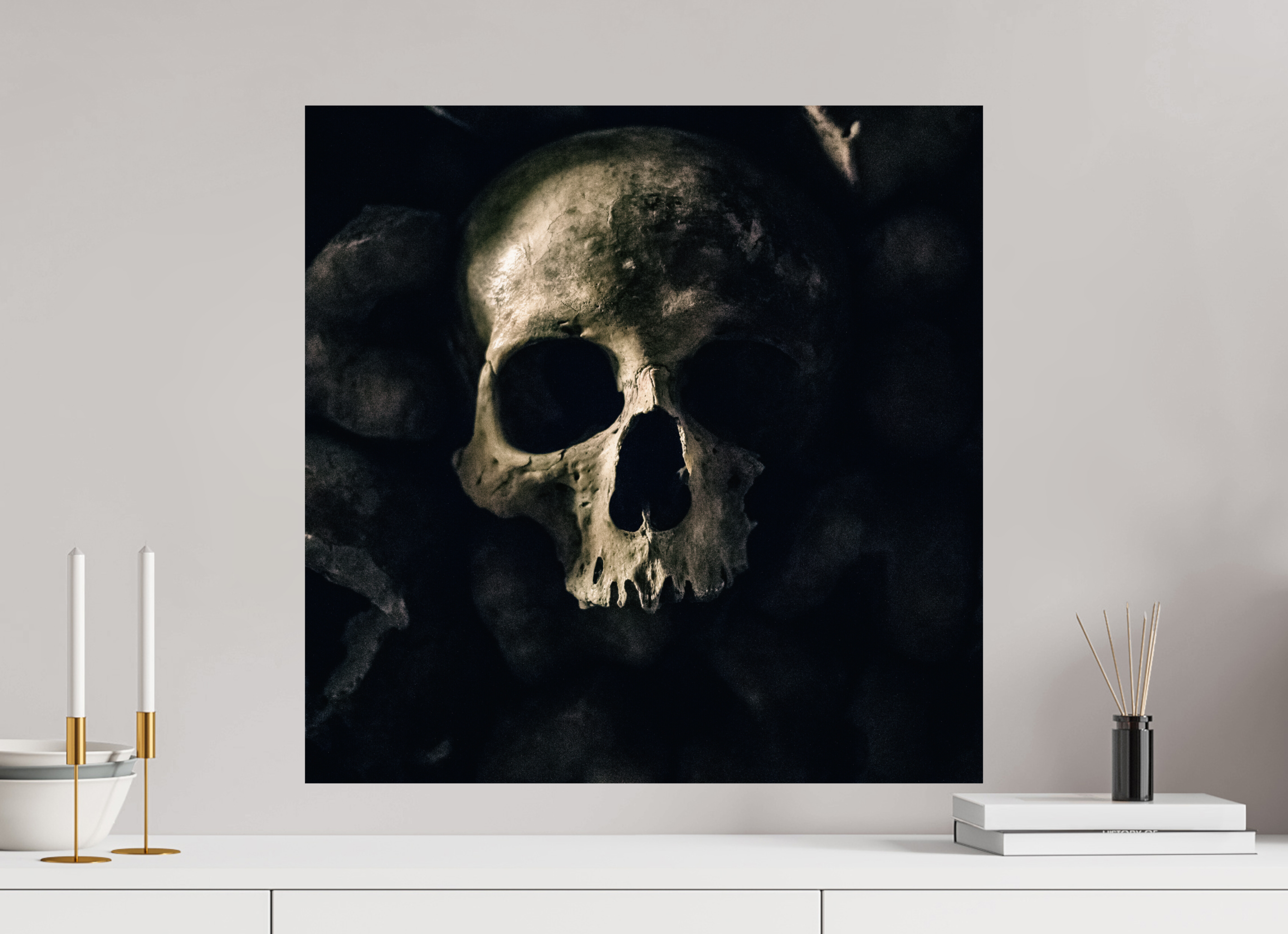 60 x 60 cm, Papier photo couleur Tirage photo [ Paris - Éternité souterraine ] - Photographie d'art