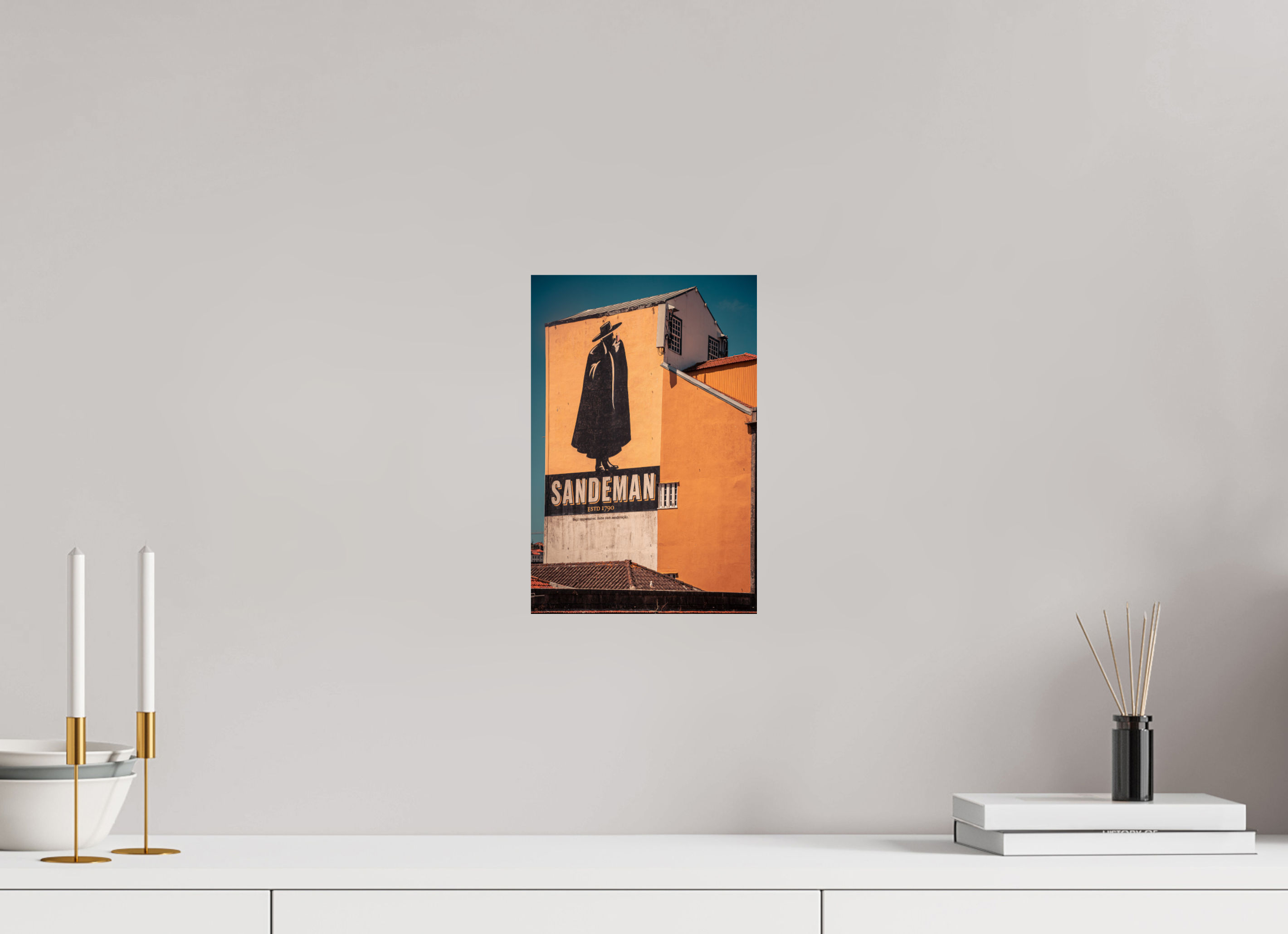 20 x 30 cm, Papier photo couleur Tirage photo [ Porto - The Sandeman ] - Photographie d'art