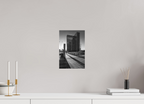 20 x 30 cm, Alu-Dibon noir & blanc Tirage photo [ Paris - BNF ] - Photographie d'art