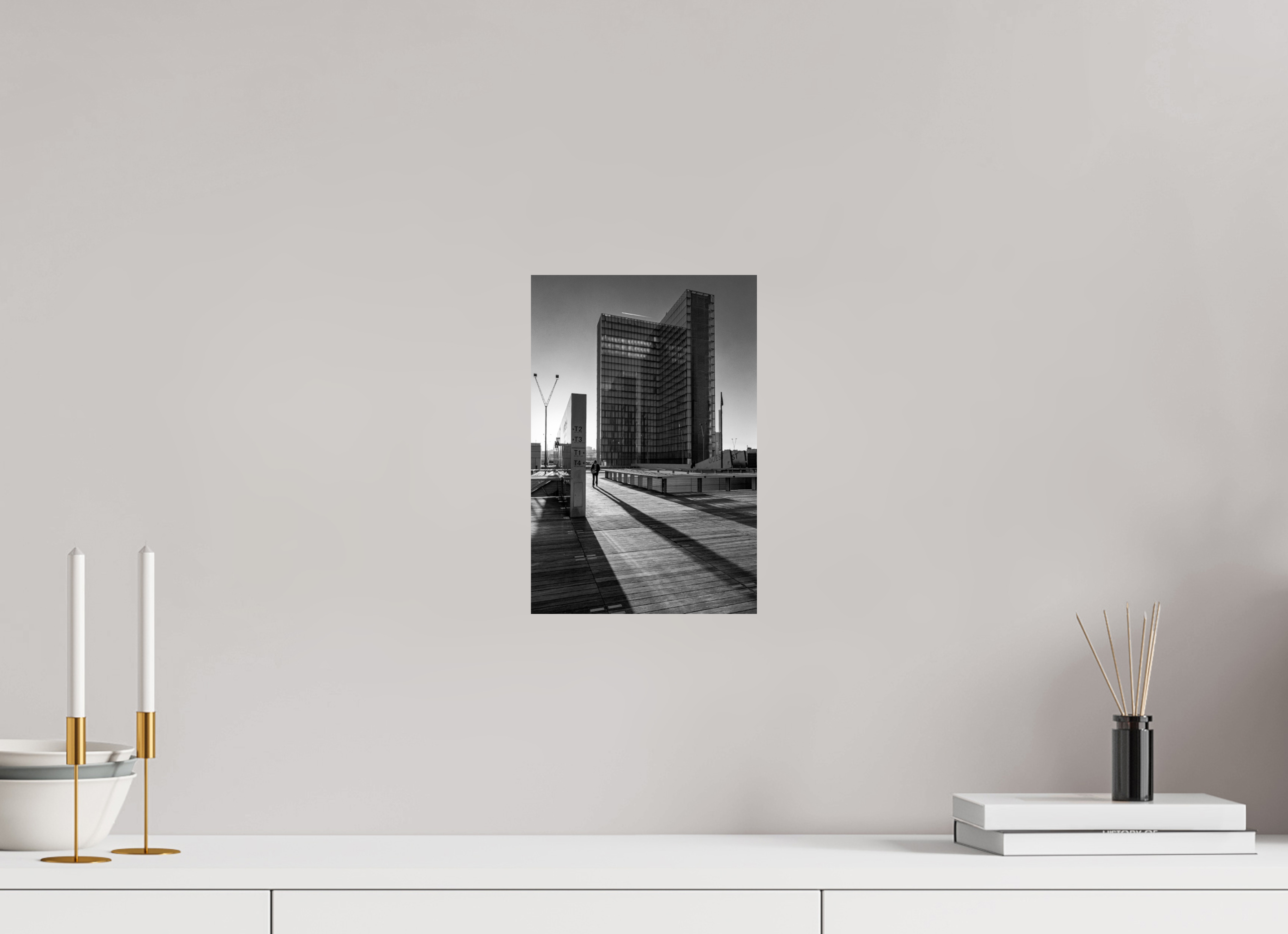 20 x 30 cm, Photo papier noir & blanc Tirage photo [ Paris - BNF ] - Photographie d'art