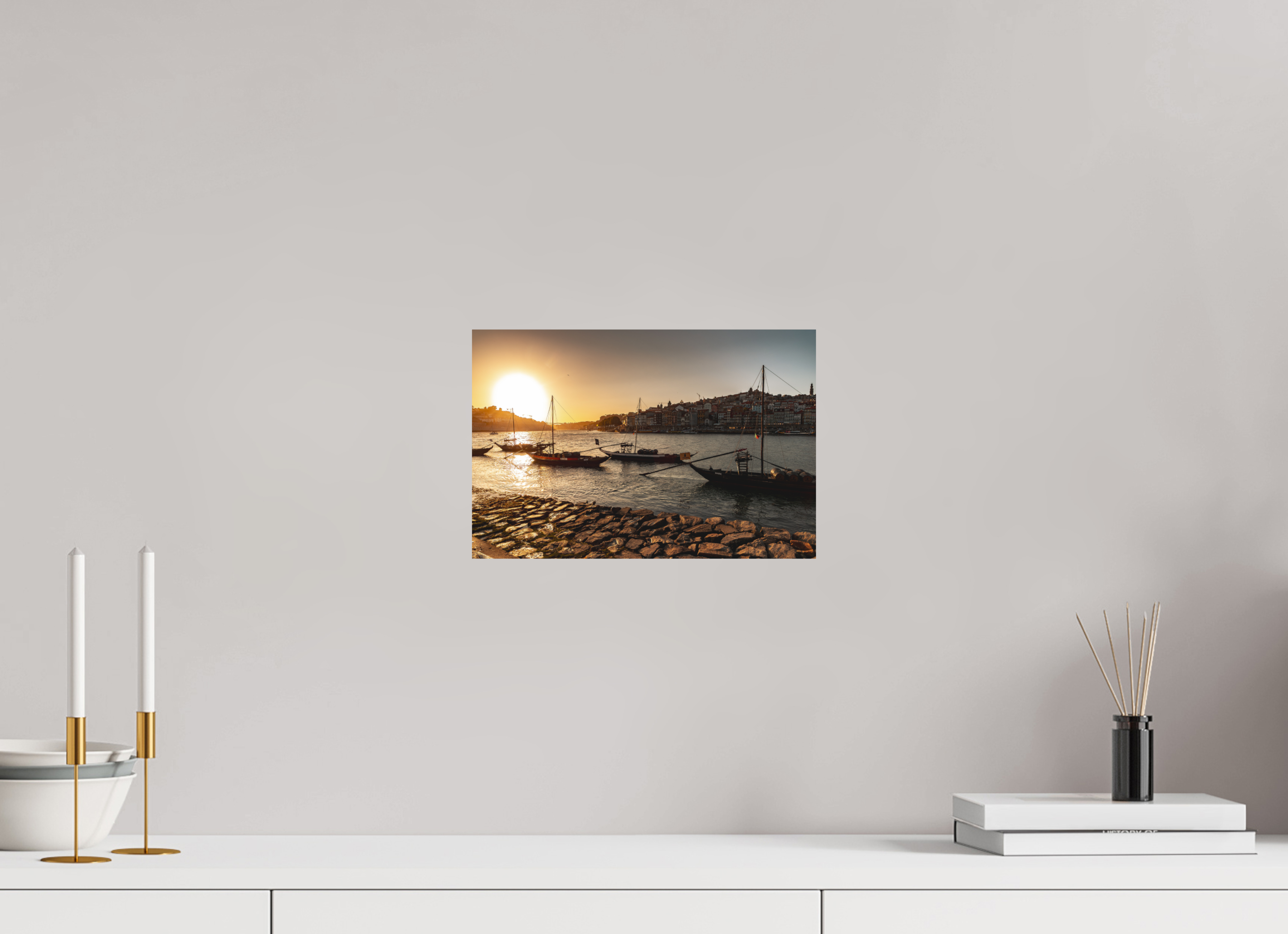 30 x 20 cm, Alu-Dibon couleur Tirage photo [ Porto - 21h00 ] - Photographie d'art