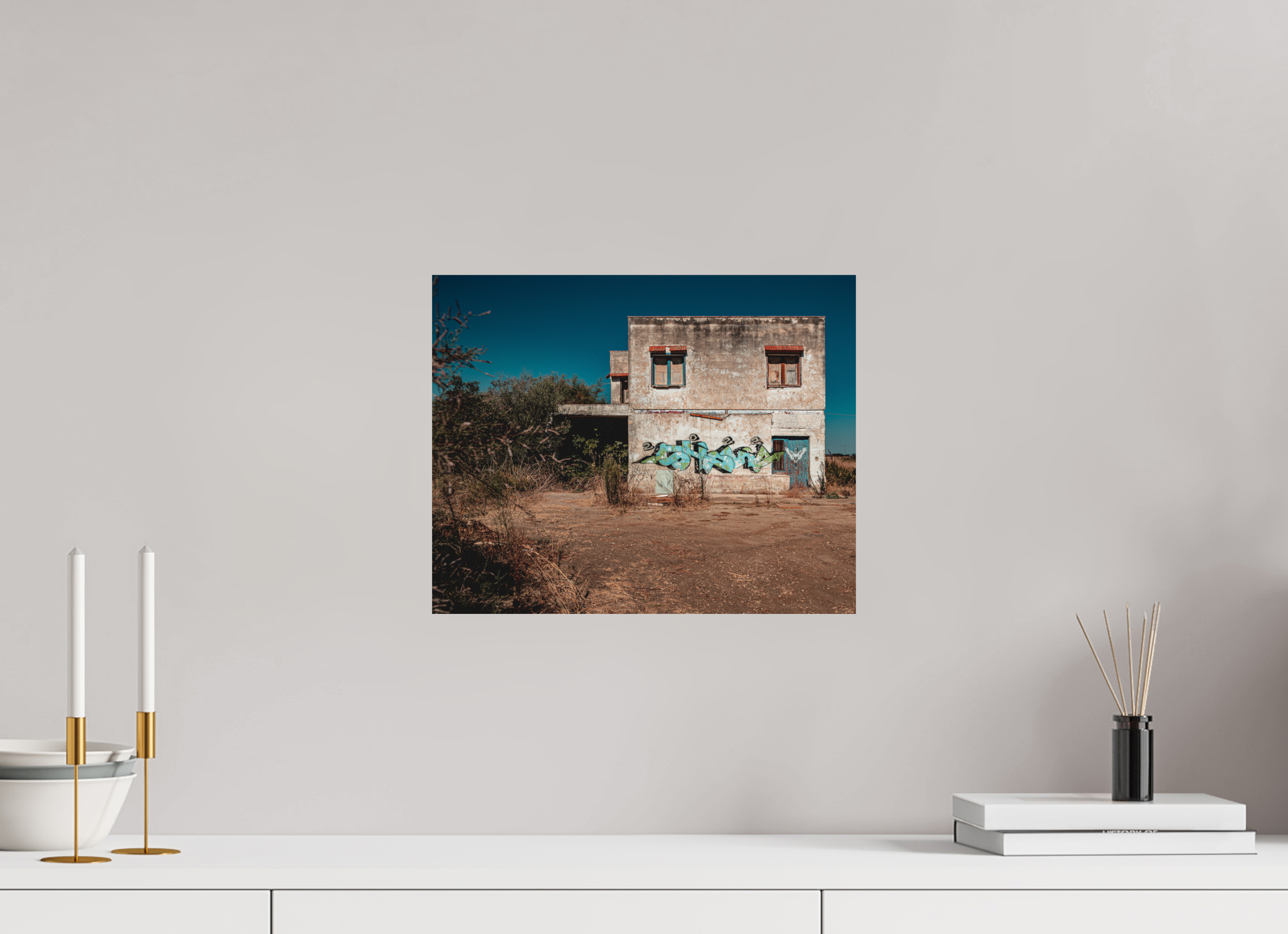 37,5 x 30 cm, Papier photo couleur Tirage photo [ Brindisi - Via Apani ] - Photographie d'art