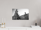 45 x 30 cm, Alu-Dibon noir & blanc Tirage photo [ Porto - Infante D. Henrique ] - Photographie d'art