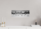 49,9 x 20 cm, Photo papier noir & blanc Tirage photo [ Paris - Winter Silence at Luxembourg Palace ] - Photographie d'art