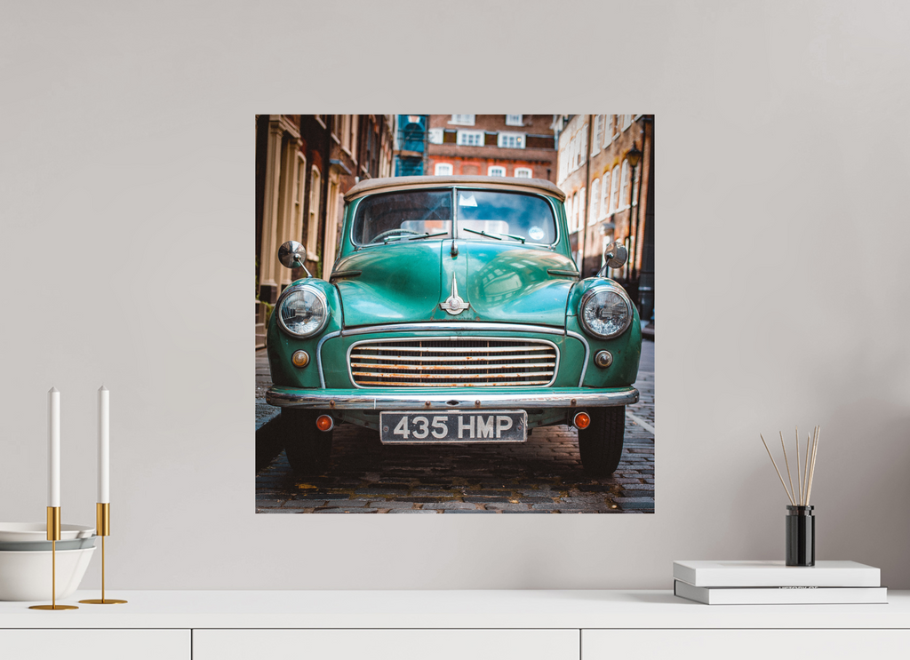50 x 50 cm, Papier photo couleur Tirage photo [ Londres - The Old Morris ] - Photographie d'art