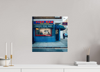 40 x 40 cm, Alu-Dibon couleur Tirage photo [ Londres - The Fish Bar ] - Photographie d'art