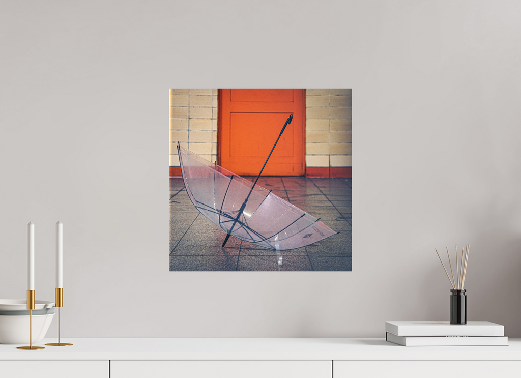 40 x 40 cm, Papier photo couleur Tirage photo [ Berlin - The Lost Umbrella ] - Photographie d'art