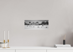37,4 x 15 cm, Photo papier noir & blanc Tirage photo [ Paris - Winter Silence at Luxembourg Palace ] - Photographie d'art