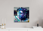 40 x 40 cm, Alu-Dibon couleur Tirage photo [ Londres - LDN Street Art Prince ] - Photographie d'art