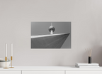 45 x 30 cm, Photo papier noir & blanc Tirage photo [ Berlin - Fernsehturm Pointe ] - Photographie d'art