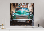 60 x 60 cm, Alu-Dibon couleur Tirage photo [ Londres - The Old Morris ] - Photographie d'art