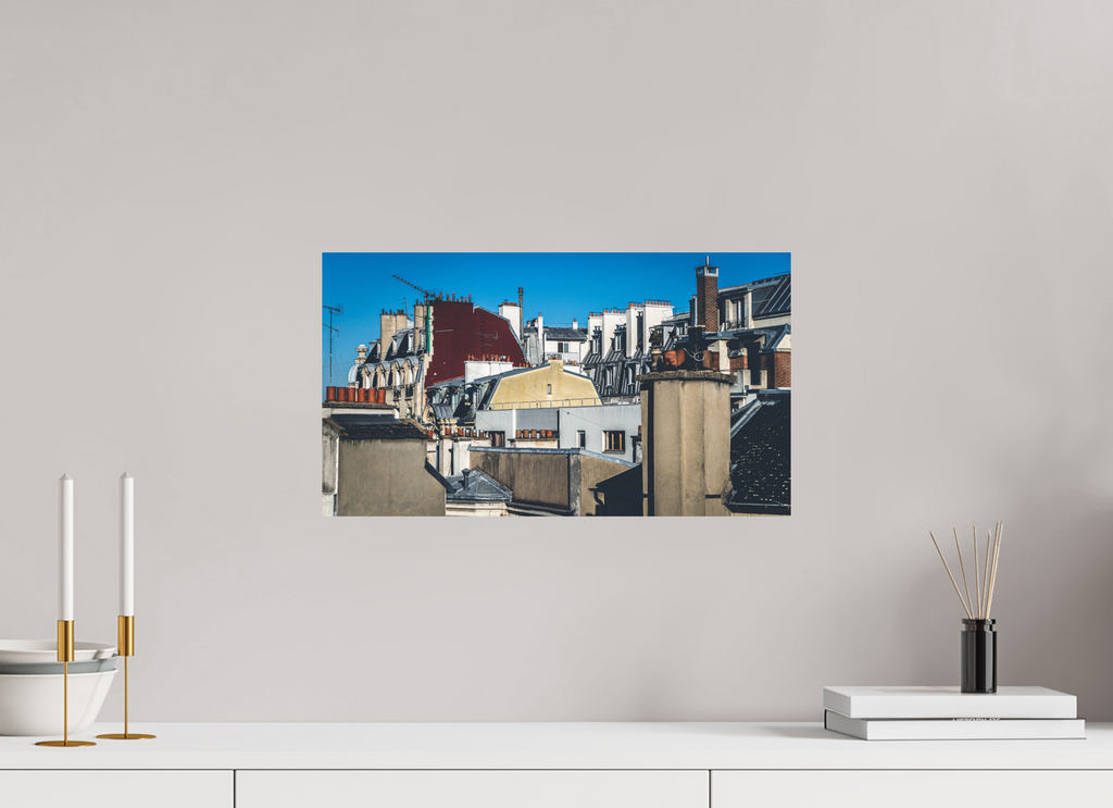 48 x 27 cm, Papier photo couleur Tirage photo [ Paris - Les toits ] - Photographie d'art