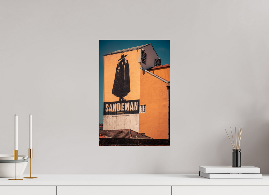 30 x 45 cm, Papier photo couleur Tirage photo [ Porto - The Sandeman ] - Photographie d'art