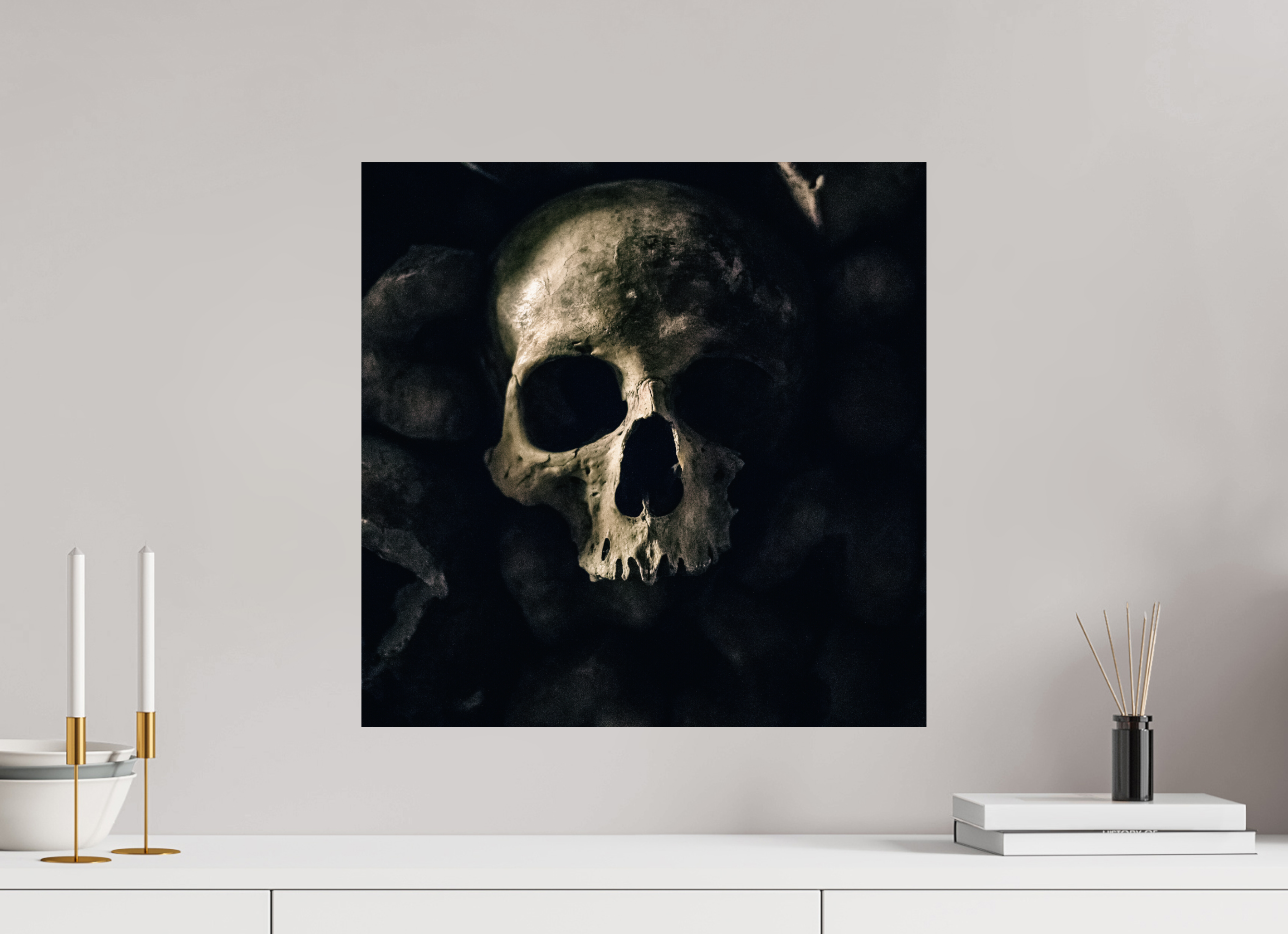 50 x 50 cm, Papier photo couleur Tirage photo [ Paris - Éternité souterraine ] - Photographie d'art