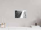 30 x 20 cm, Alu-Dibon noir & blanc Tirage photo [ Londres - City Geometry ] - Photographie d'art