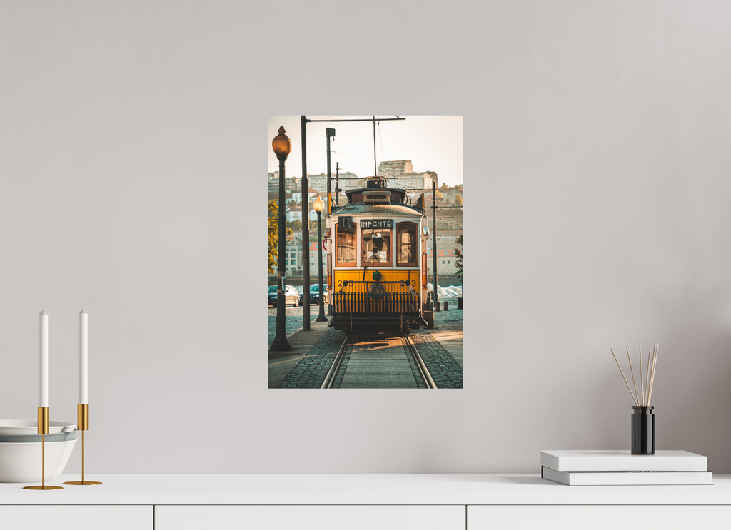 30 x 42 cm, Alu-Dibon couleur Tirage photo [ Porto - Linha 1 ] - Photographie d'art