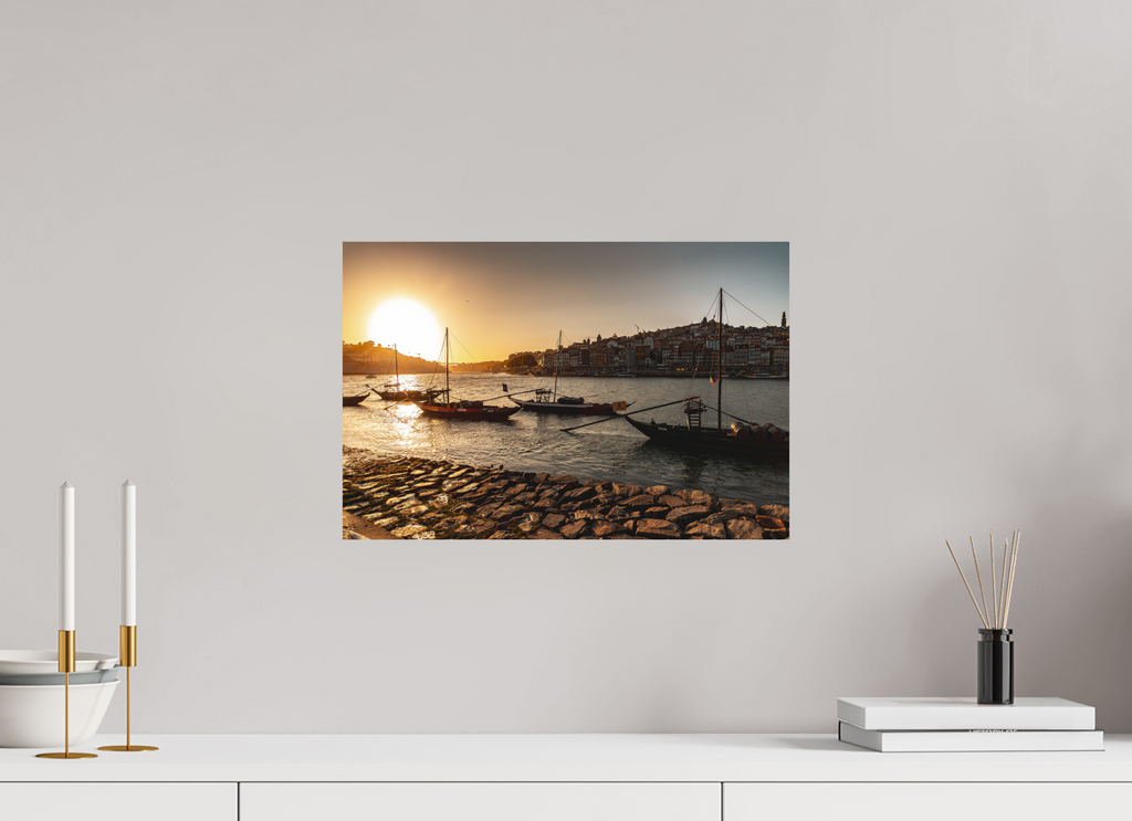 45 x 30 cm, Papier photo couleur Tirage photo [ Porto - 21h00 ] - Photographie d'art