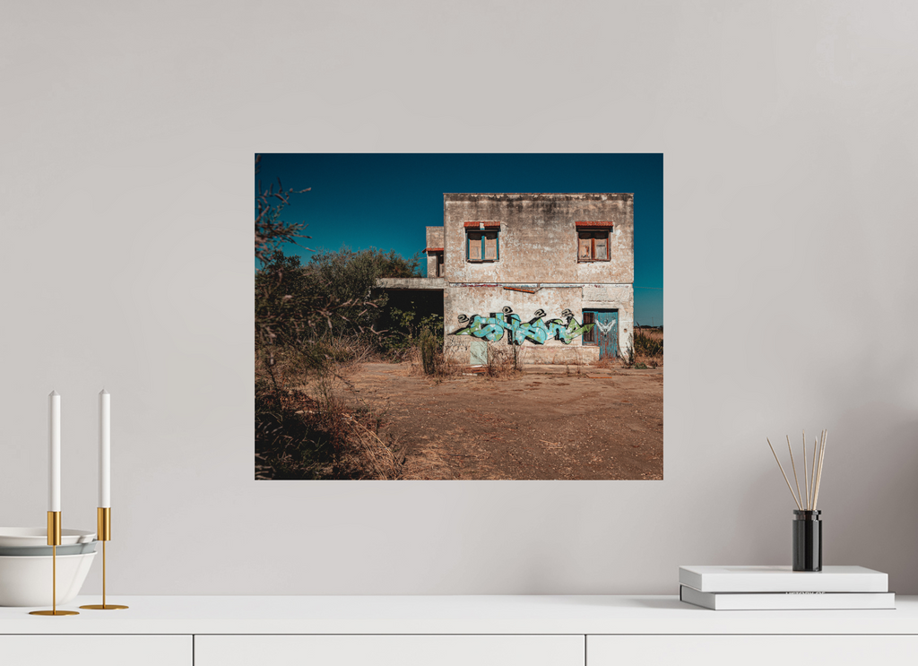50 x 40 cm, Alu-Dibon couleur Tirage photo [ Brindisi - Via Apani ] - Photographie d'art