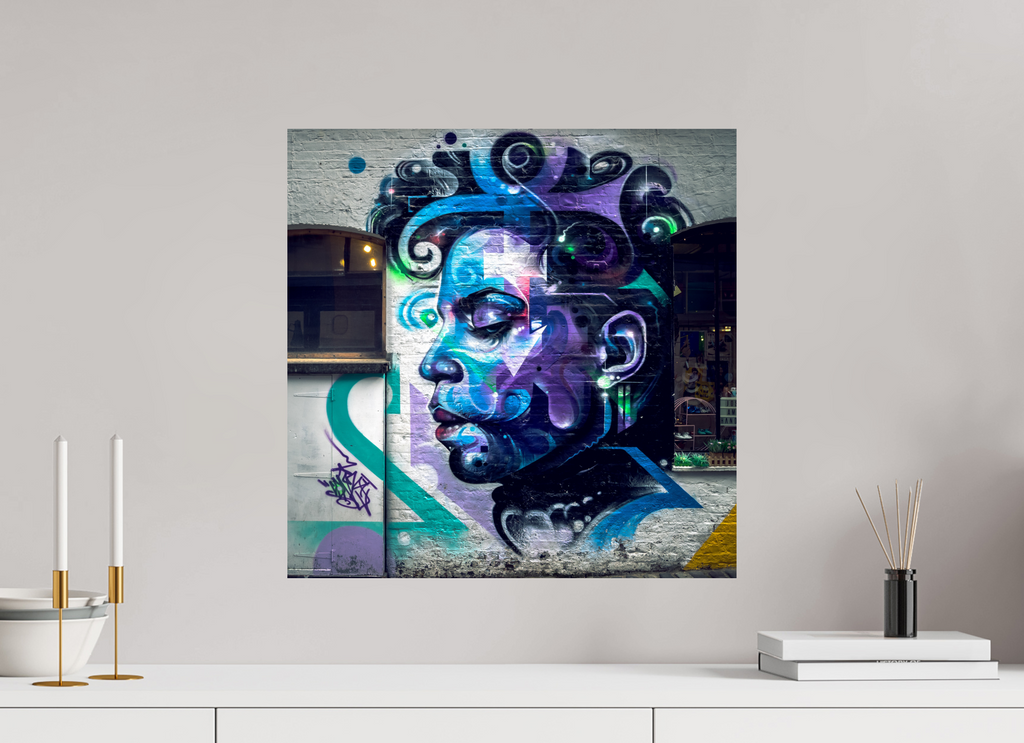 50 x 50 cm, Papier photo couleur Tirage photo [ Londres - LDN Street Art Prince ] - Photographie d'art