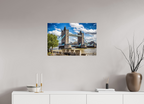 75 x 50 cm, Alu-Dibon couleur Tirage photo [ Londres - Tower Bridge ] - Photographie d'art