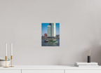 20 x 25,9 cm, Alu-Dibon couleur Tirage photo [ Rotterdam - Voguer ] - Photographie d'art