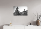 75 x 50 cm, Alu-Dibon noir & blanc Tirage photo [ Porto - Infante D. Henrique ] - Photographie d'art