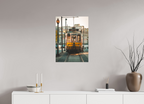 50 x 70 cm, Alu-Dibon couleur Tirage photo [ Porto - Linha 1 ] - Photographie d'art