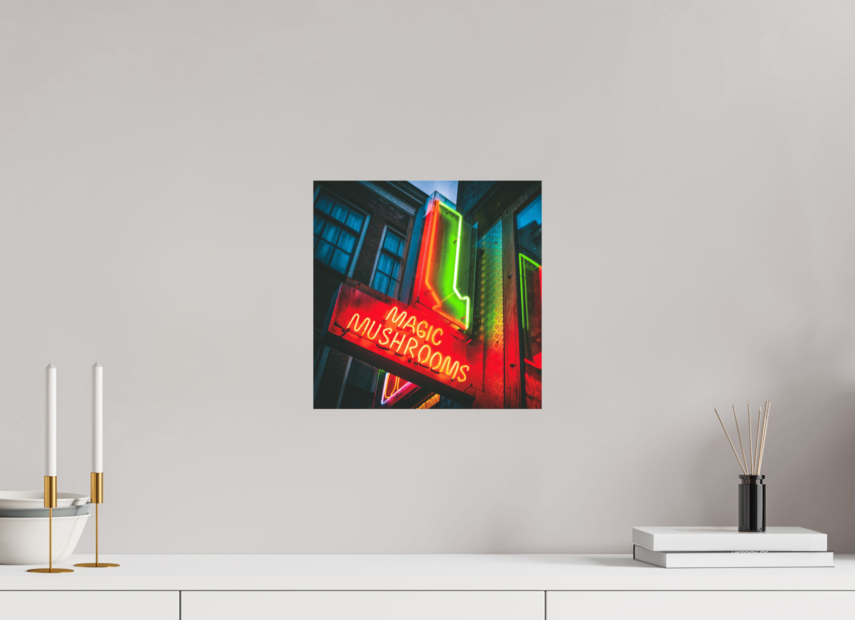 30 x 30 cm, Alu-Dibon couleur Tirage photo [ Amsterdam - A Kind Of Magic ] - Photographie d'art